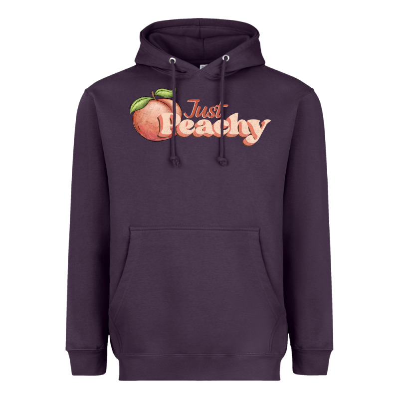 Just Peachy Heavyweight Hoodie by JahusDesignShop | Teevron
