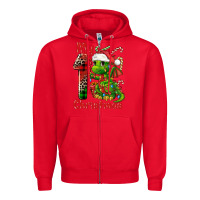 Red my first christmas dragon Zipper Hoodie - FaDigitalArtStudio