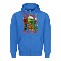 True Royal my first christmas dragon Zipper Hoodie - FaDigitalArtStudio