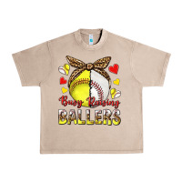 French Oak busy raising ballers with baseball and softball Urban Heavy Tee - texasbilliewilder