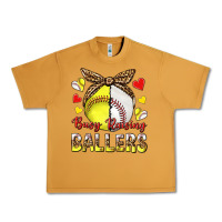 Peanut Butter busy raising ballers with baseball and softball Urban Heavy Tee - texasbilliewilder