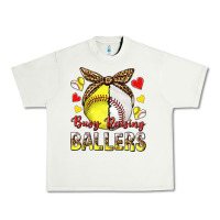 Pistachio busy raising ballers with baseball and softball Urban Heavy Tee - texasbilliewilder