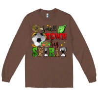 Chestnut small town big spirit soccer Long Sleeve Tee - Zillion Design Studio