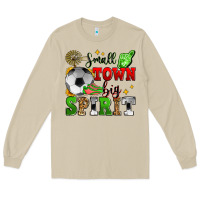 Mushroom small town big spirit soccer Long Sleeve Tee - Zillion Design Studio