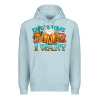 Blue Mist western beer thats what i want Premium Hoodie - NancyCooperArtShop