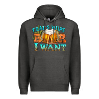Charcoal Heather western beer thats what i want Premium Hoodie - NancyCooperArtShop