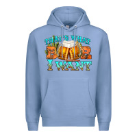 Colony Blue western beer thats what i want Premium Hoodie - NancyCooperArtShop