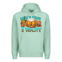 Seafoam western beer thats what i want Premium Hoodie - NancyCooperArtShop