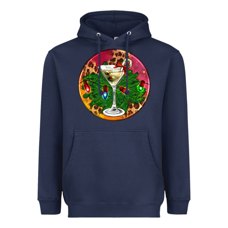 Christmas Martini Heavyweight Hoodie by AdoDesignShop | Teevron