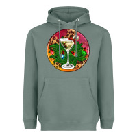 Sage Christmas martini Heavyweight Hoodie - AdoDesignShop