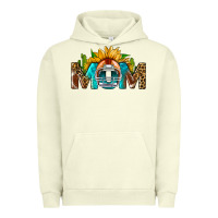 Pigment Pistachio Football Mom Sunflower Leopard Urban Hoodie - BundleAndBundleShop