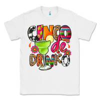 White cinco de drinko Classic Tee - CTS Tumbler Store