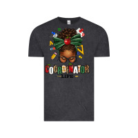 Vintage Black educational coordinator life afro messy bun Vintage Tee - texasbilliewilder