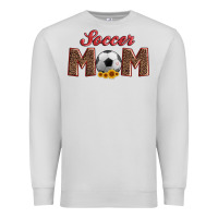Soccer Mom With Ball And Sunflower Premium Sweatshirt | Teevron