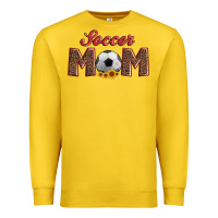 Lemon soccer mom with ball and sunflower Premium Sweatshirt - Artiststas