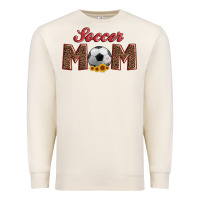 Sandshell soccer mom with ball and sunflower Premium Sweatshirt - Artiststas