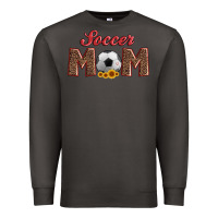 Smoke soccer mom with ball and sunflower Premium Sweatshirt - Artiststas