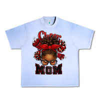 Grape Ice cheer mom afro messy bun Urban Heavy Tee - texasbilliewilder
