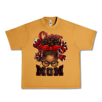 Peanut Butter cheer mom afro messy bun Urban Heavy Tee - texasbilliewilder