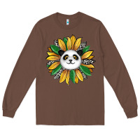Chestnut panda sunflower Long Sleeve Tee - RanaPortraitStore