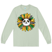 Matcha panda sunflower Long Sleeve Tee - RanaPortraitStore