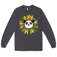 Smoke panda sunflower Long Sleeve Tee - RanaPortraitStore