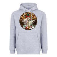 Heather Grey christmas martini cocktail party Heavyweight Hoodie - AdoDesignShop