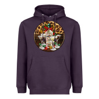 Plum christmas martini cocktail party Heavyweight Hoodie - AdoDesignShop