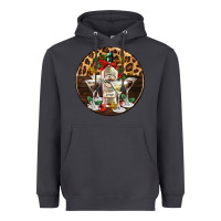 Smoke christmas martini cocktail party Heavyweight Hoodie - AdoDesignShop