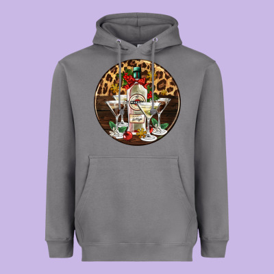 Christmas Martini Cocktail Party Heavyweight Hoodie Designed By Adodesignshop