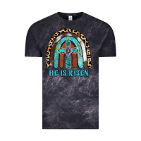 Cloud Black He Is Risen Vintage Tee - RanaPortraitStore
