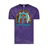 Cloud Purple He Is Risen Vintage Tee - RanaPortraitStore