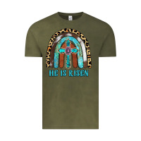 Vintage Olive He Is Risen Vintage Tee - RanaPortraitStore