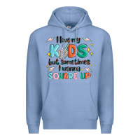 Colony Blue i love my kids but sometimes i wanna square up Premium Hoodie - MaliasSmallBusiness