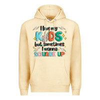 Pina Colada i love my kids but sometimes i wanna square up Premium Hoodie - MaliasSmallBusiness