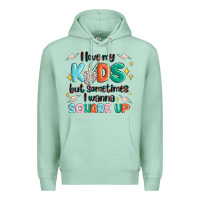 Seafoam i love my kids but sometimes i wanna square up Premium Hoodie - MaliasSmallBusiness