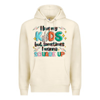 Tofu i love my kids but sometimes i wanna square up Premium Hoodie - MaliasSmallBusiness