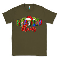 Army Green Christmas Grandpa Claus Classic Tee - FaDigitalArtStudio