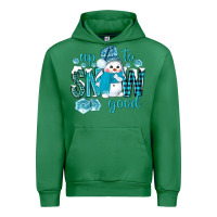 Emerald up to snow good and cute snowman Urban Hoodie - BundleAndBundleShop