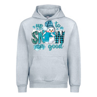 Heather Grey up to snow good and cute snowman Urban Hoodie - BundleAndBundleShop