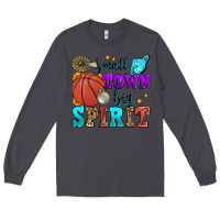 Smoke small town big spirit basketball Long Sleeve Tee - Zillion Design Studio