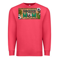 Cardinal soccer mom with ball and cactus and serape licanse plate Premium Sweatshirt - Artiststas