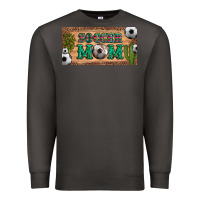 Smoke soccer mom with ball and cactus and serape licanse plate Premium Sweatshirt - Artiststas
