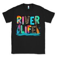 Black river life kayaking Classic Tee - Zillion Design Studio