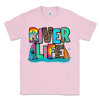 Bubblegum Pink river life kayaking Classic Tee - Zillion Design Studio