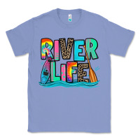 Colony Blue river life kayaking Classic Tee - Zillion Design Studio