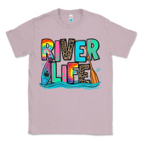 Lilac river life kayaking Classic Tee - Zillion Design Studio