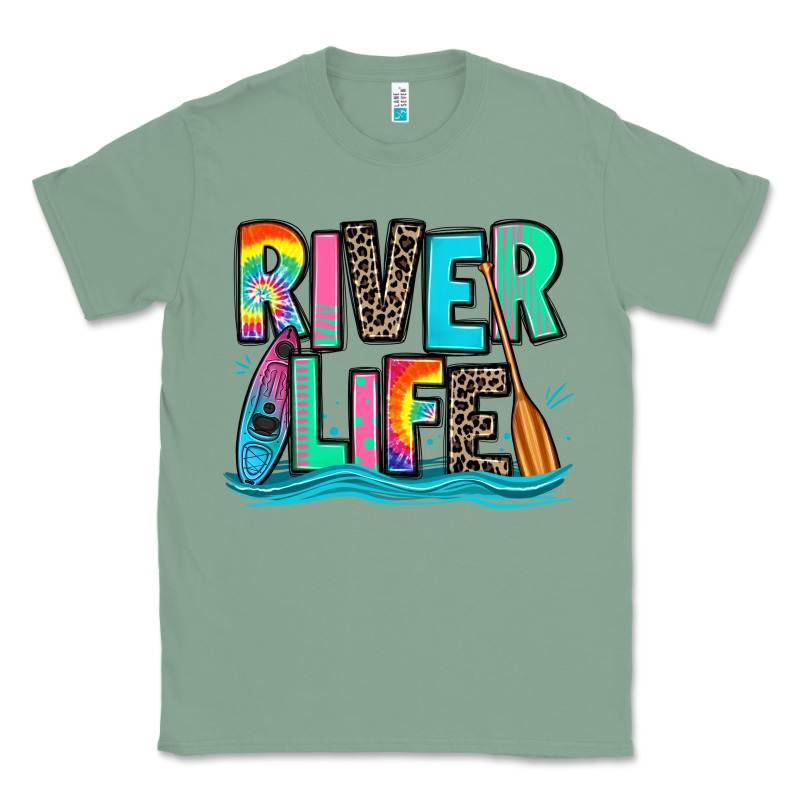 River Life Kayaking Classic Tee by Zillion Design Studio | Teevron