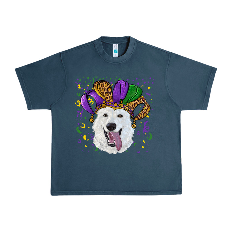 Mardi Gras Hat  White Shepherd Urban Heavy Tee by RanaPortraitStore | Teevron