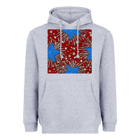 Heather Grey Glitter 4th of July Seamless Pattern Heavyweight Hoodie - BundleAndBundleShop